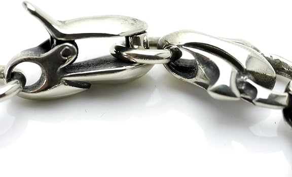 Amazon | [シルバーワン] bi ブレスレット メンズ シルバー色 ブラック